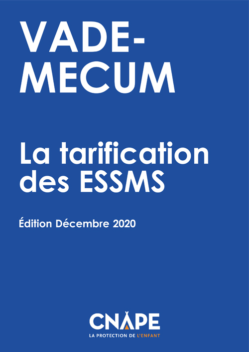 Couverture VADE-MECUM : VADE-MECUM_ La tarification des ESSMS